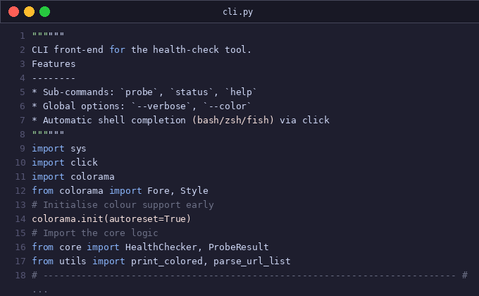 Add configurable timeout and rate limiting to health_check p