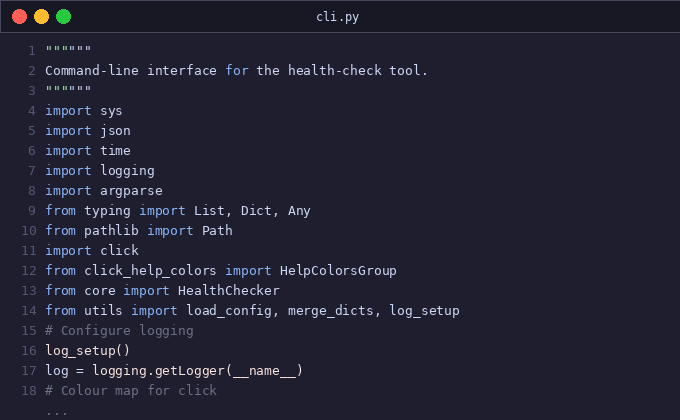 Add configurable timeout and rate limiting to health_check p