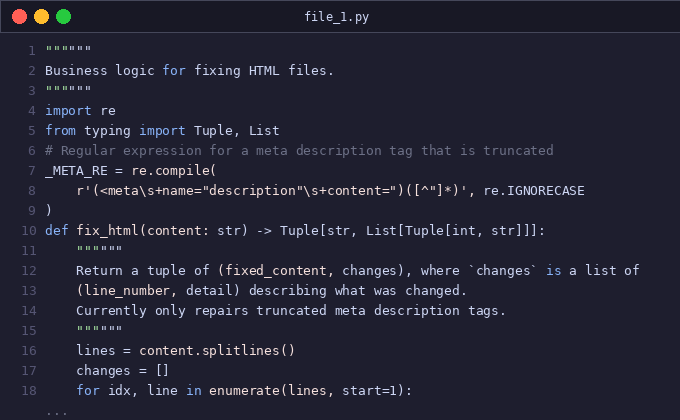 Site Analyzer CLI