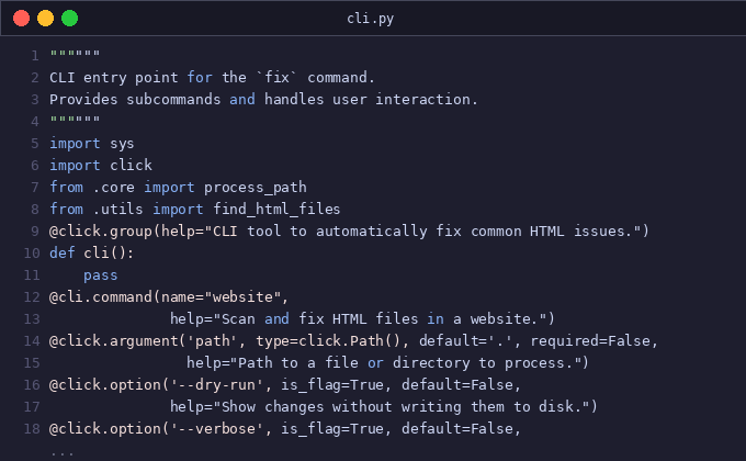 Quick Fix Tool CLI