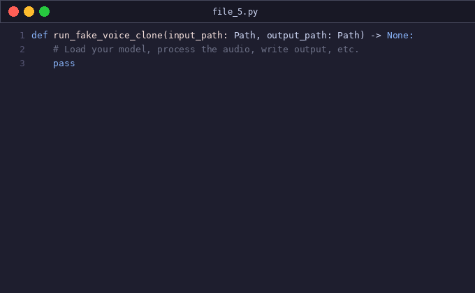 Heritage voice clone demo + walkthrough