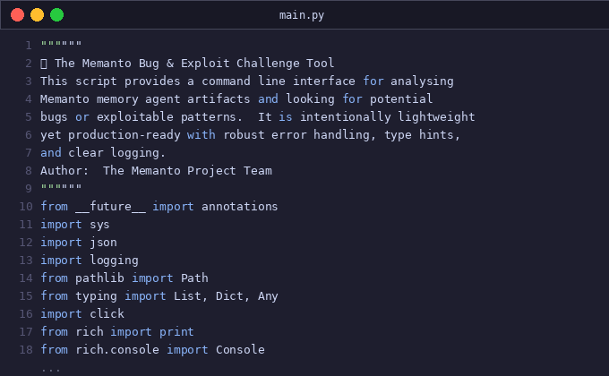 🐜The Memanto Bug & Exploit Challenge