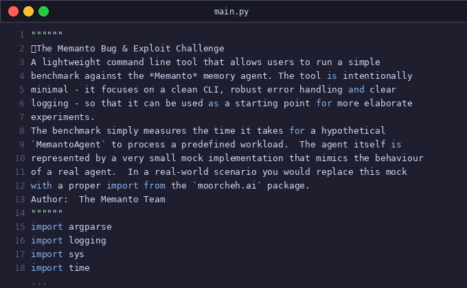 🐜The Memanto Bug & Exploit Challenge