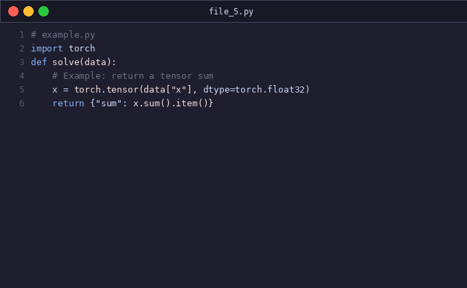 Add pytorch_competency environment (execution-graded PyTorch