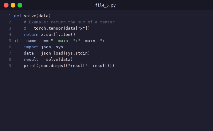 Add pytorch_competency environment (execution-graded PyTorch