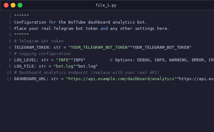 YouTube Bot - Dashboard Analytics Module