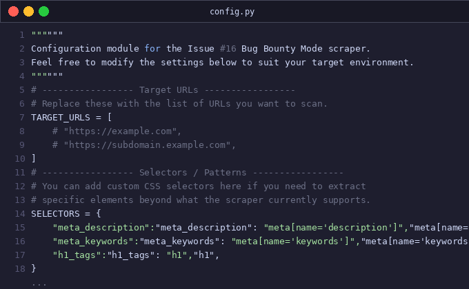 Issue #16 — Bug Bounty Mode